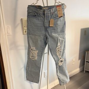 Levi's Light Blue Ripped Jeans